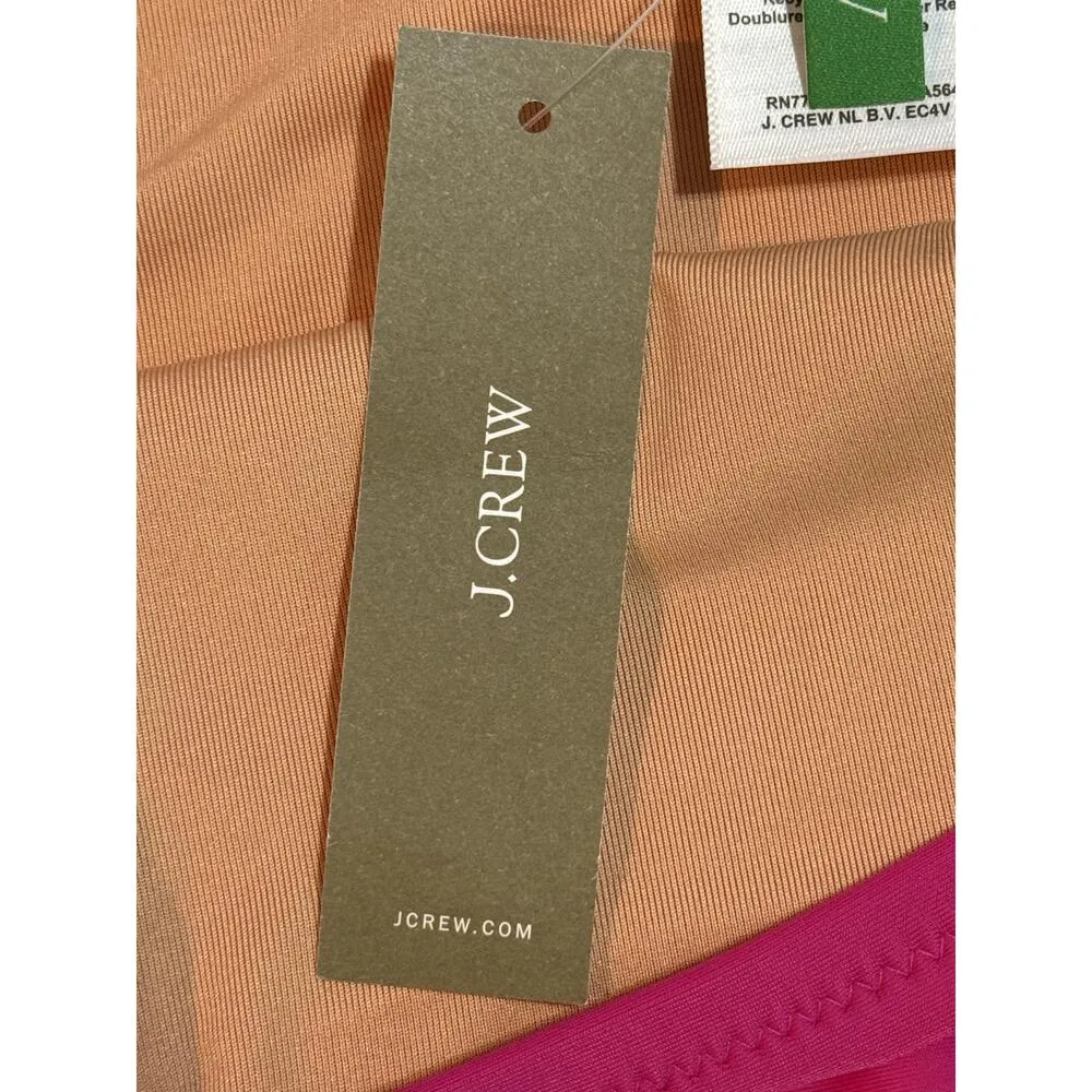 NWT J. Crew Hallie Bikini Bottom Swimwear Radiant Fuchsia Pink Size Small BM642 - Image 11