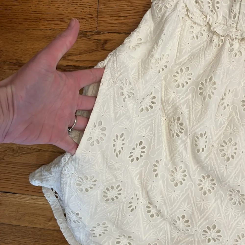 Anthropologie Pilcro Puff-Sleeve Eyelet Romper - Image 15