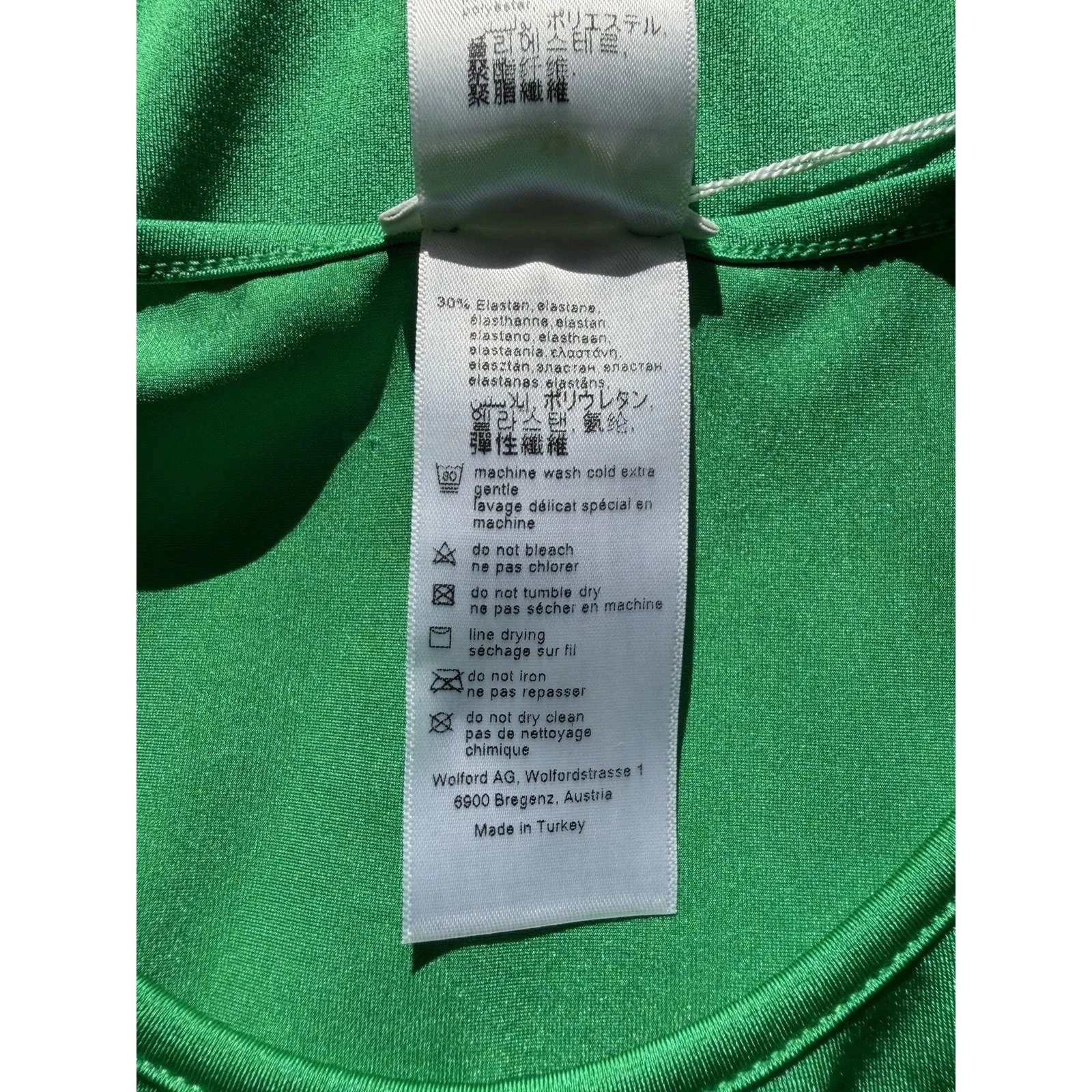 Wolford The Workout Sleeveless Top XS Vibrant Jelly Bean Green NWT Performance - Image 11