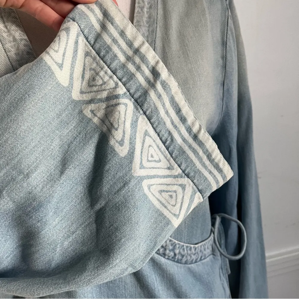 Cloth and Stone • Chambray Wrap Blouse - Image 3