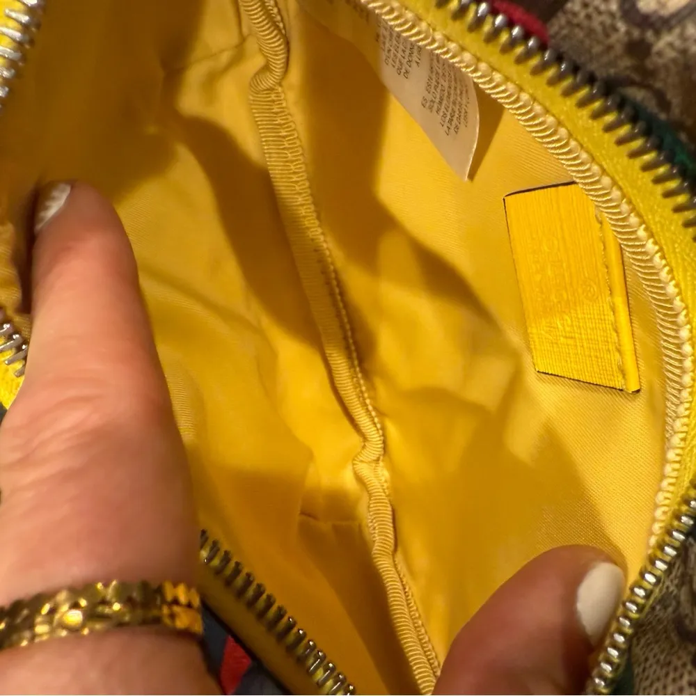 GG Supreme Monogram Smiling Plants Belt Bag Multicolor - Image 13