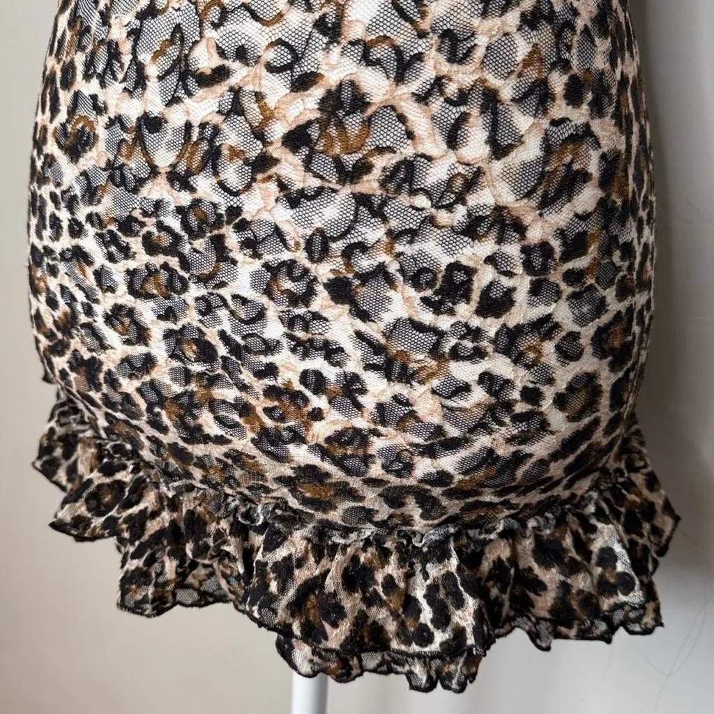 Y2K Victoria’s Secret Leopard Slip - Image 3