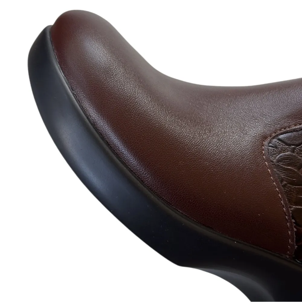 EUC Alegria Leather Steve Cute Stuff Ankle Boots Brown Size 6 - 6.5 Retail $160 - Image 3