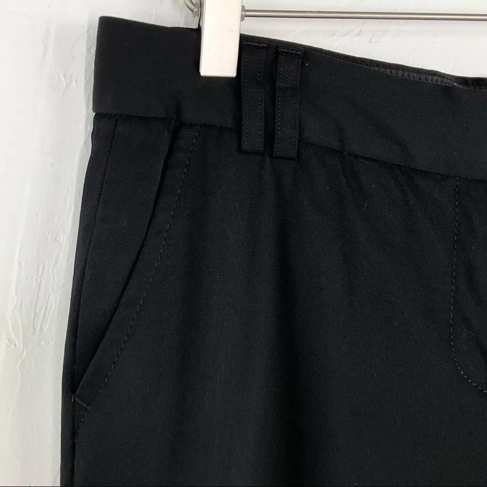 J. Crew Black Boot Cut City Fit Cuffed Dress Pants Petite 6 6P - Image 2