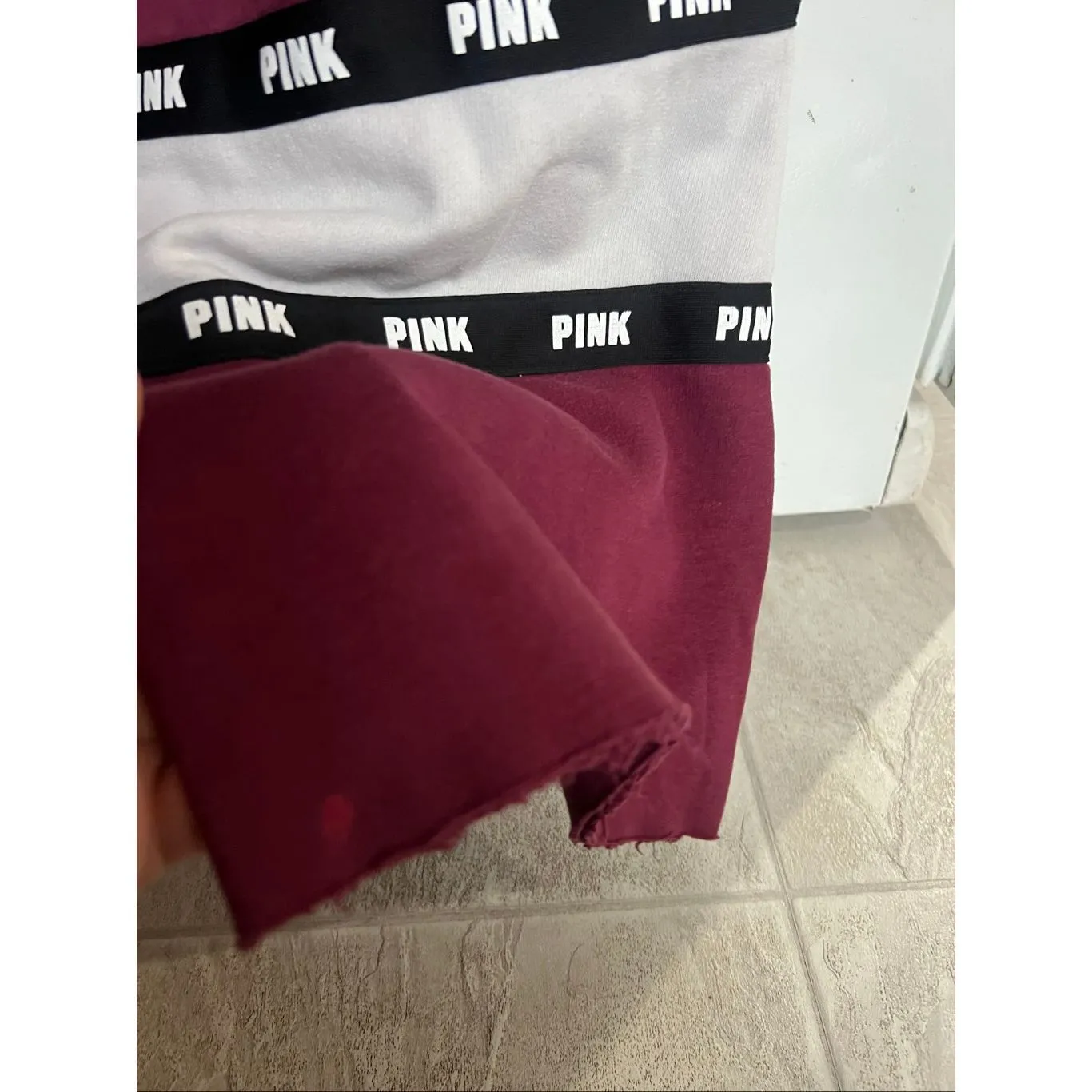 Pink By Victoria’s Secret Multicolored Sweatpants Woman’s Size Medium - Image 13