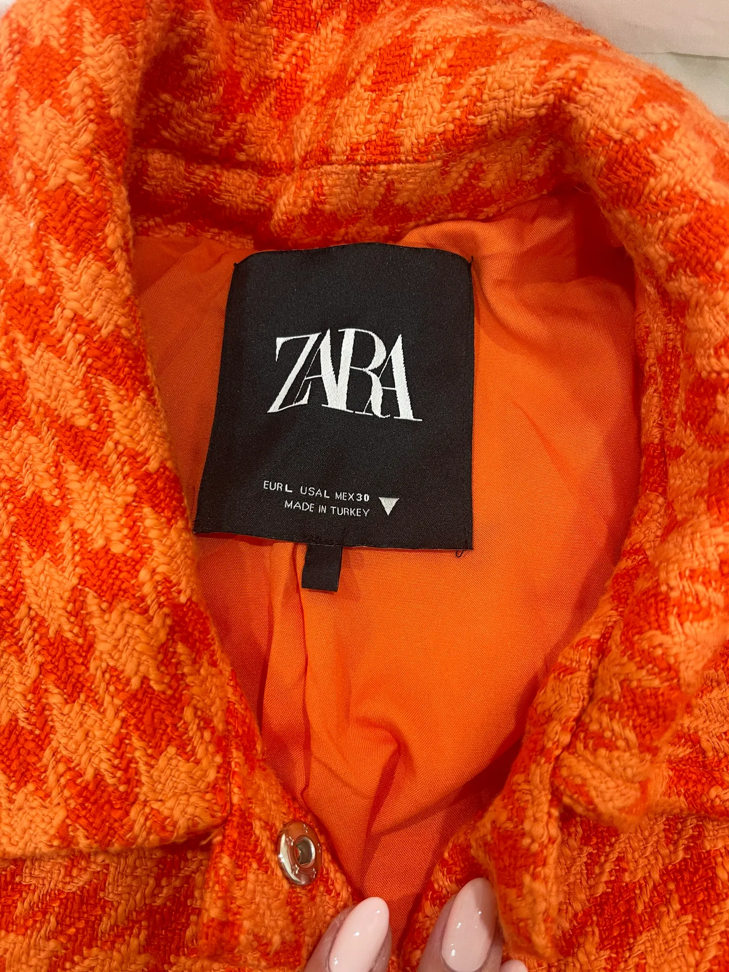 Orange Cropped Jacket - Image 5