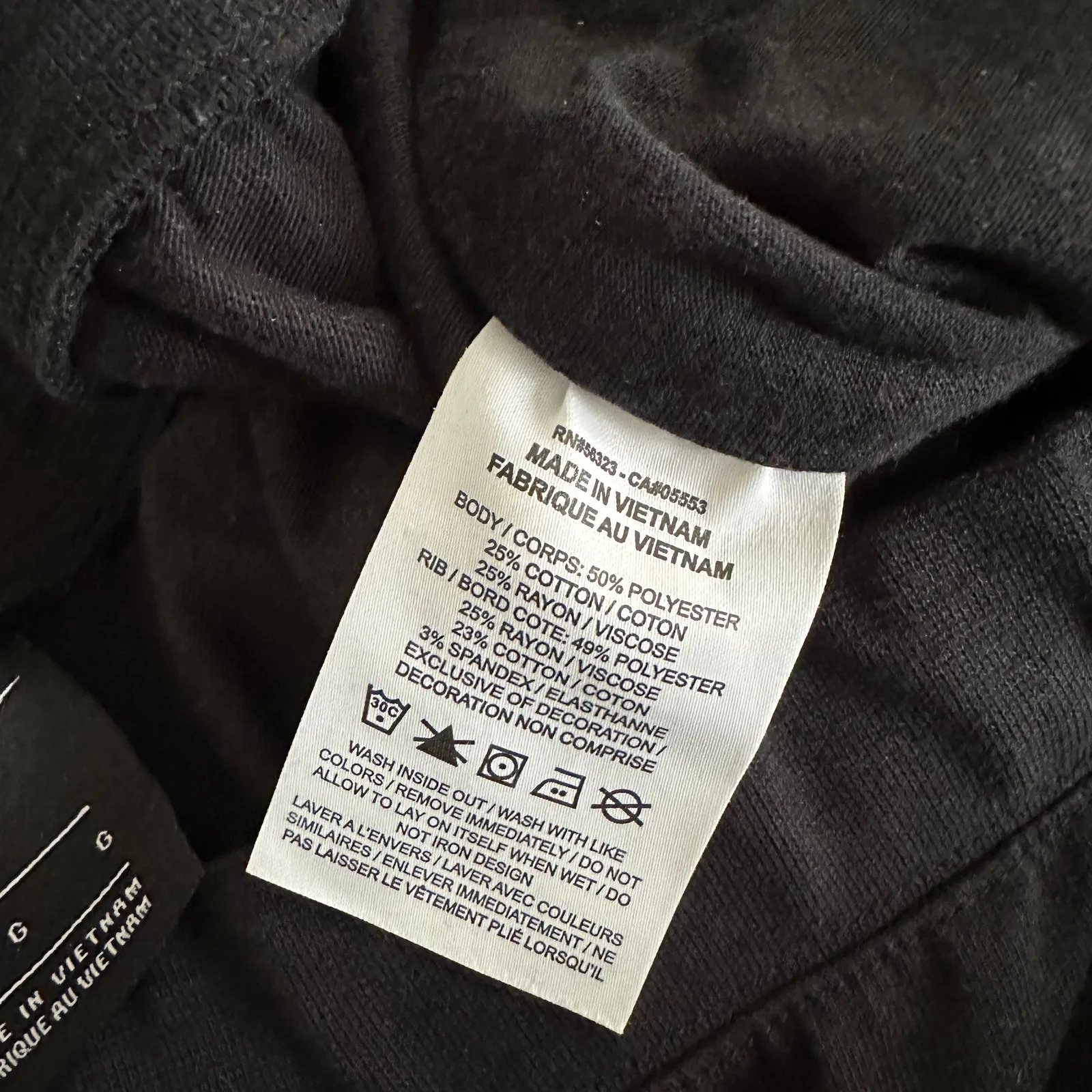 Nike Womens Black Cotton Shorts Large - Image 5