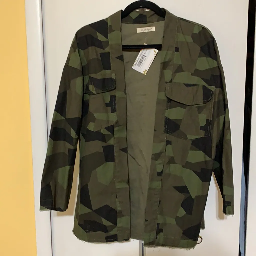 Camo denim jacket Size L - Image 2