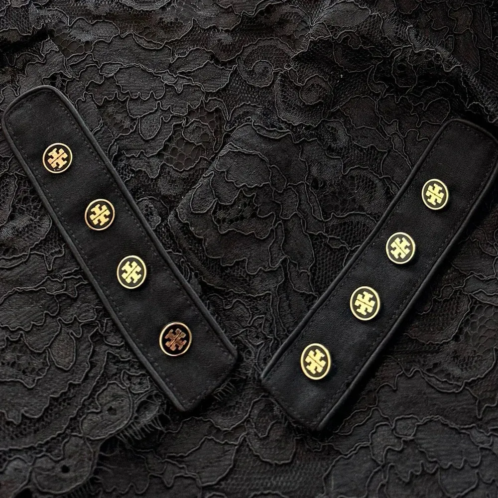 Tory Burch Lace Top Size 4 - Image 3