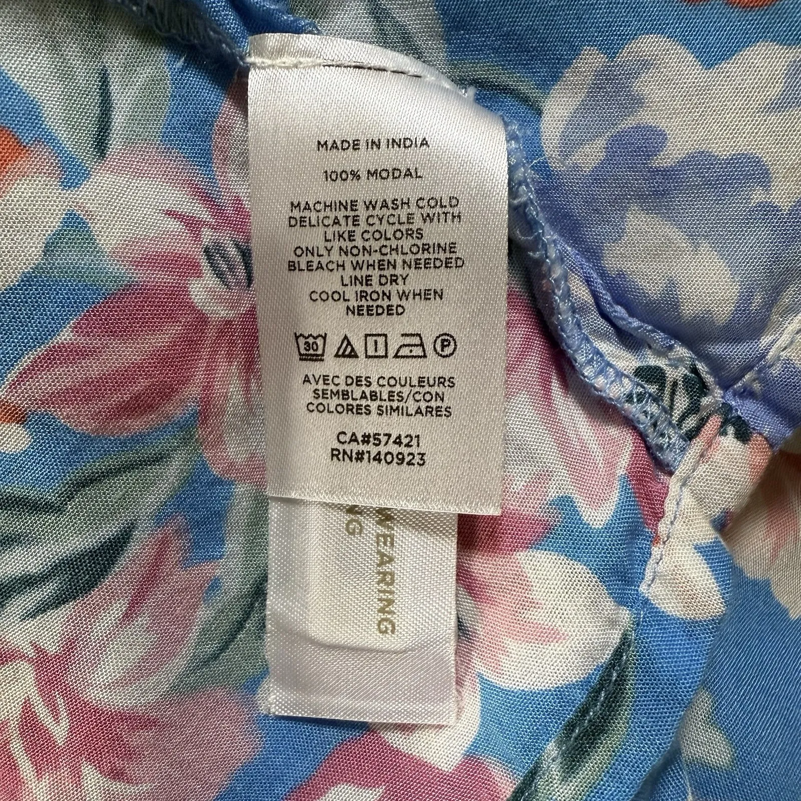 Ann Taylor Loft XS/S Long Kimono Cottage‎ Open Front Swim Cover Shirt Cardigan - Image 6