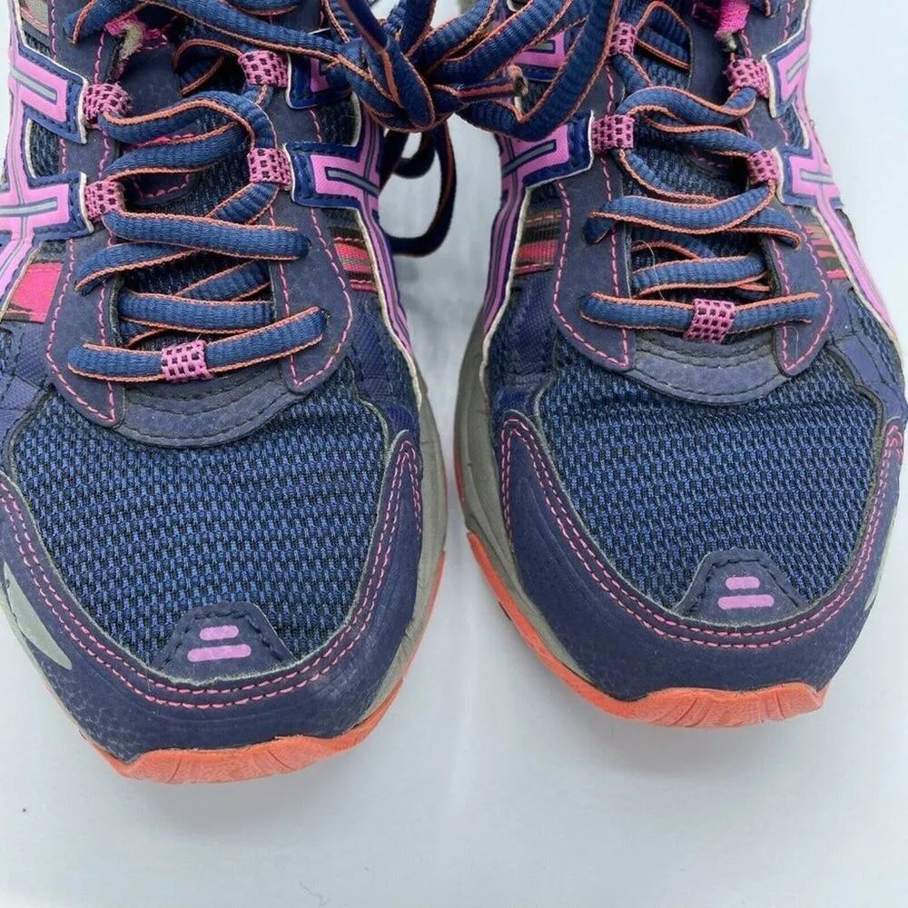Asics Gel Venture 5 T5N8N Blue Pink Running Shoes Sneakers Womens 8.5 Colorful - Image 4