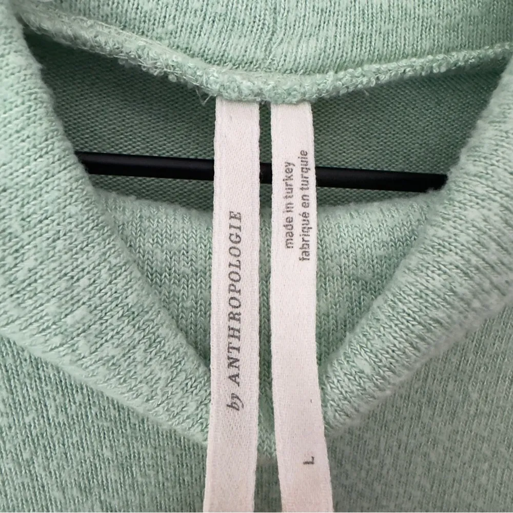 Anthropologie Soft Long Sleeve Turtleneck Green Stretch Spandex Cozy Winter Fall - Image 7