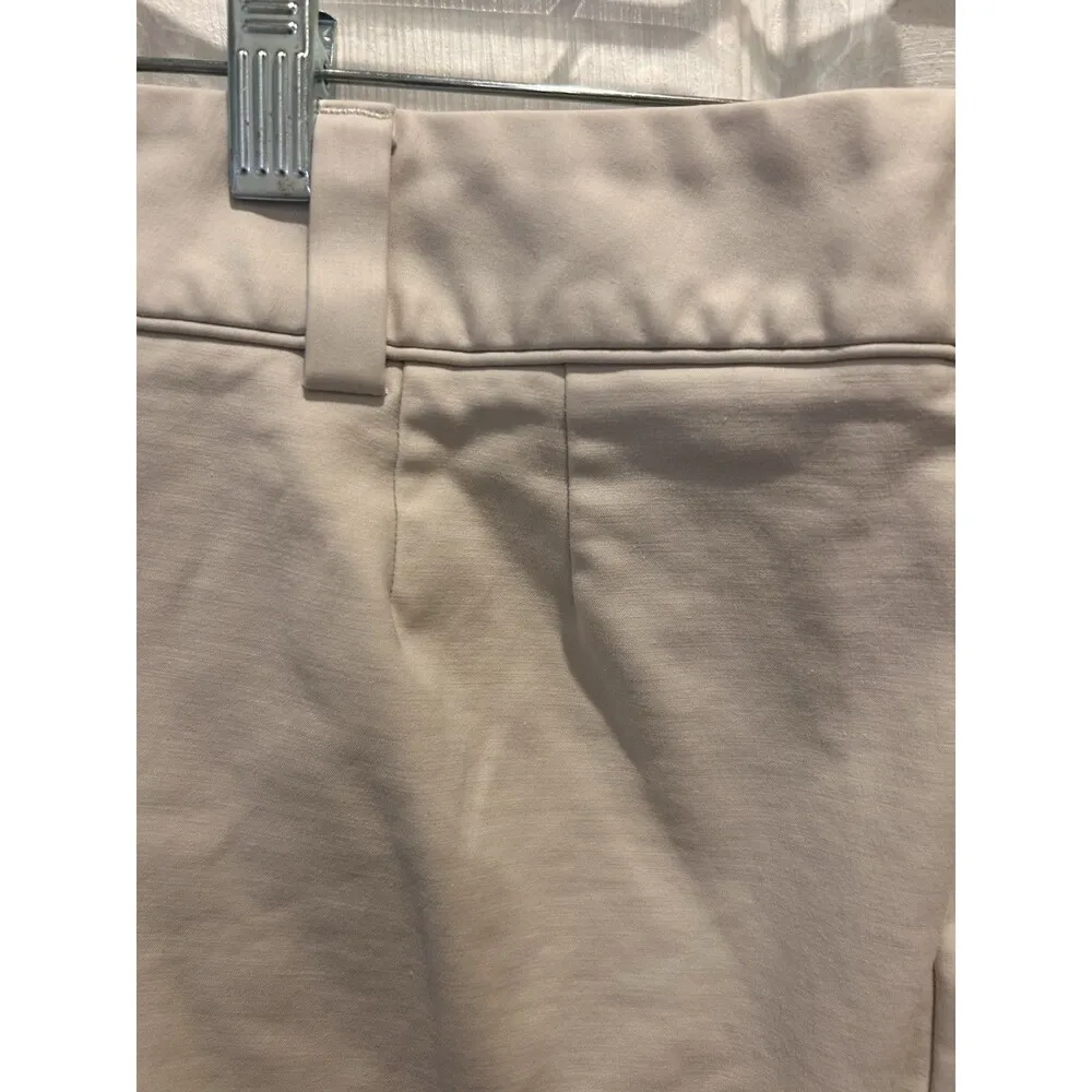 VTG Ann Taylor Women's Beige Business Casual Pants Size 12 Slacks Cotton Spandex - Image 6