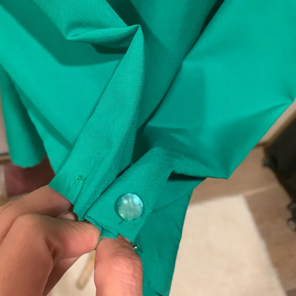 Southern Lady Green Blouse size L Size L - Image 8