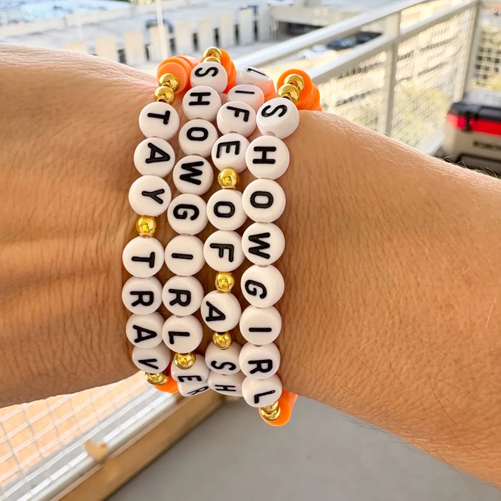 (1) Taylor Swift Showgirl friendship bracelet - Image 2