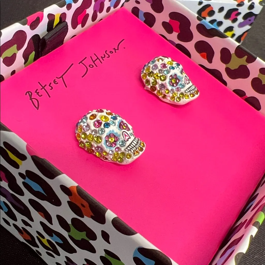 Betsey Johnson  | Sugar Skull Earrings - Image 4
