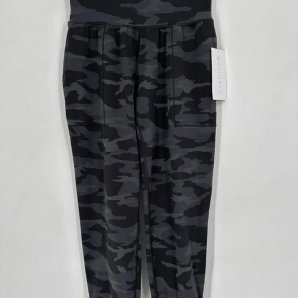 NWT Athleta Salutation Camo Jogger Size XSP Petite Camoflage Gray Black Hi‎ Rise - Image 12