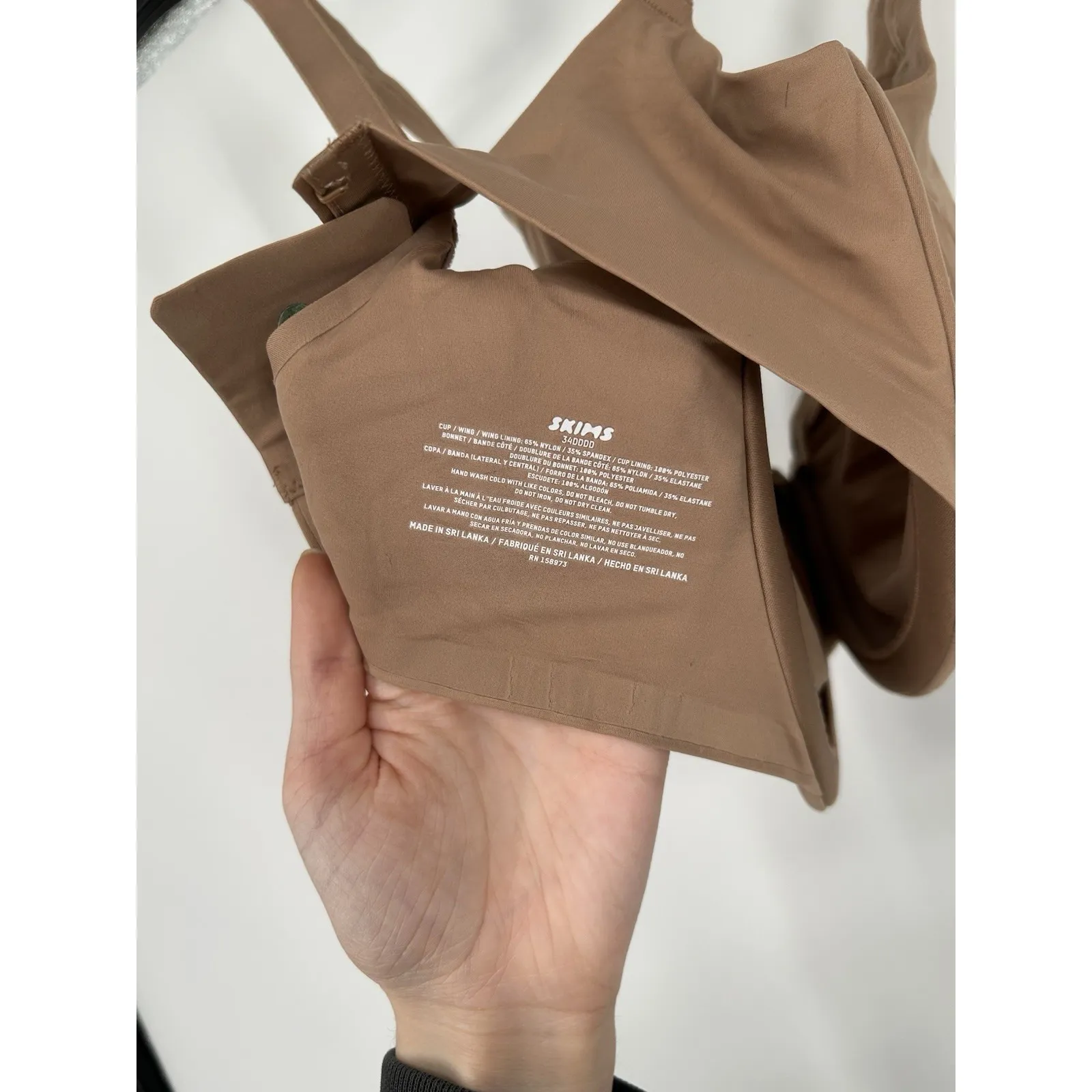 Skims Smoothing Intimates Full Coverage Unlined Bra Underwire Sienna 34DDDD - Image 3