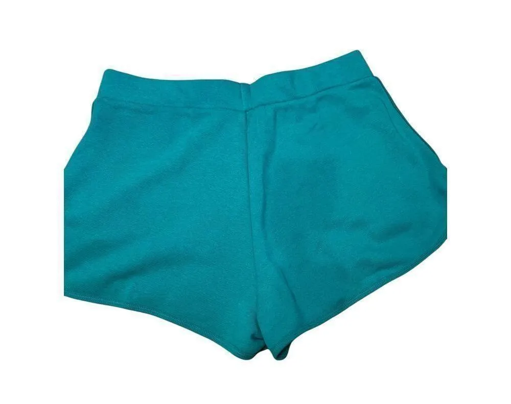 NWT The North Face Women Large Evolution Short Green Aqua Teal Sweatshirt Fabric - Image 4