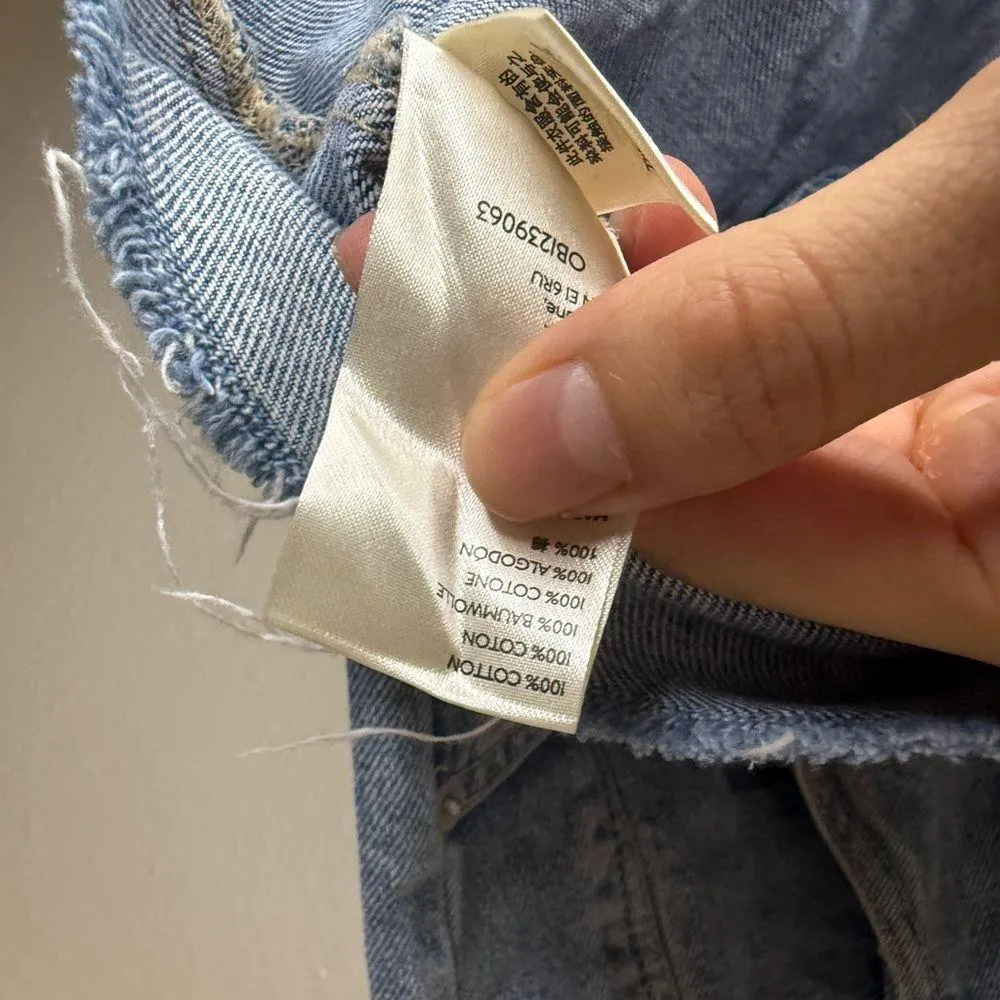 Free People East Of Eden Denim Mini Skirt - Image 4