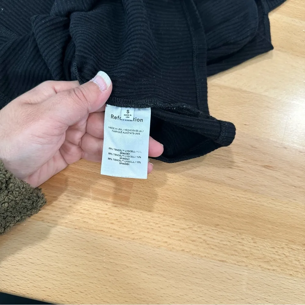 Reformation Canyon Top in Black size Small - Image 5