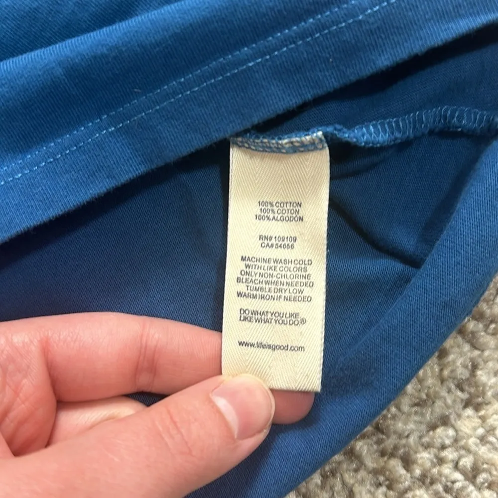 Life is Good | Life is Good Flip Flop V-neck Classic Tee shirt - Image 5