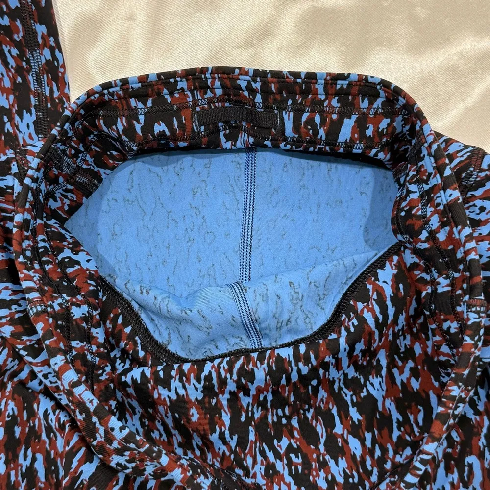 Lululemon Power Thru High-Rise Tight 25" Legging Leopard Camo Blue Nile Multi 4 - Image 10