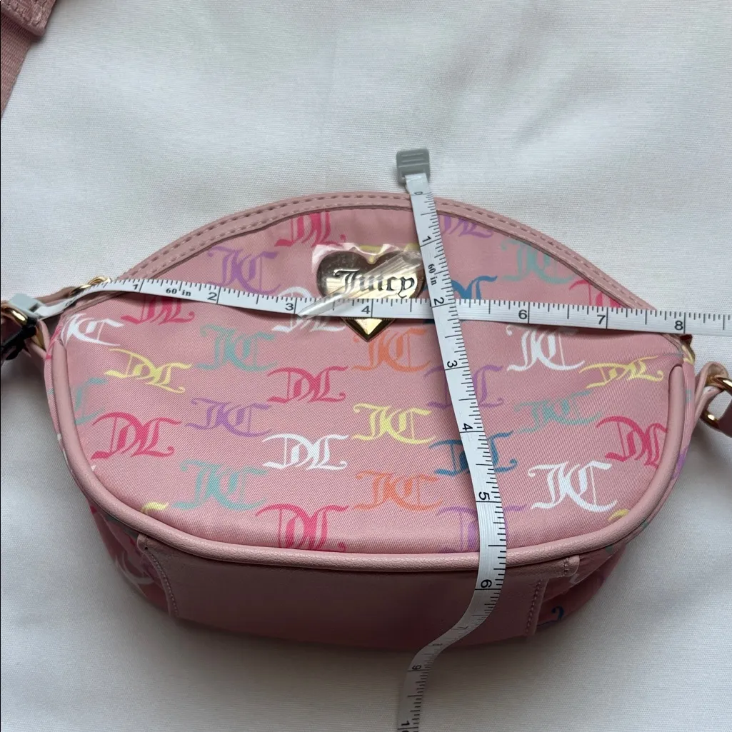 Juicy Couture Pink Multi Pink Diamond Effortless Crossbody - Image 4