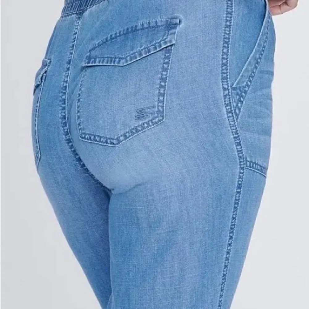 Seven7 women’s chambray utility jogger large - Image 3