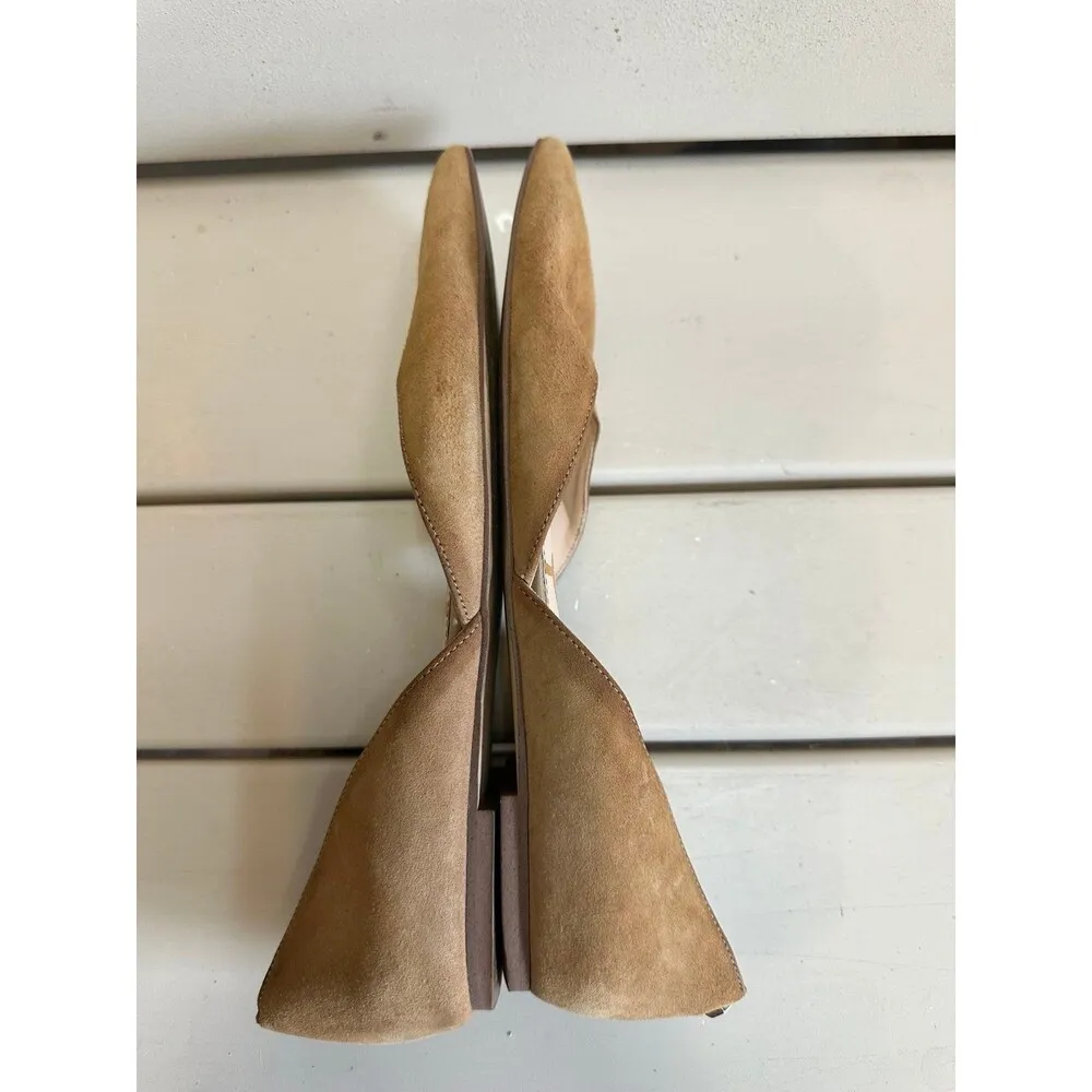 Anthropologie  Rodney Pointy Toe d'Orsay Leather Suede Flats 8 - Image 7