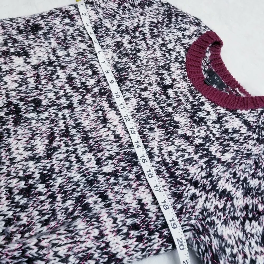 J. Crew Crew neck Wool Blend Sweater Long Sleeves - Image 7