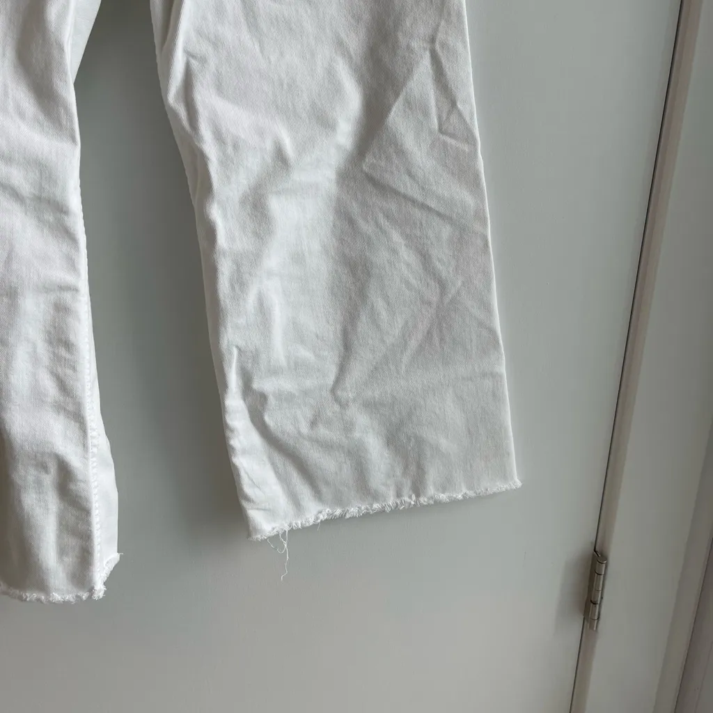 Zara White Wide-Leg Jeans - Image 2