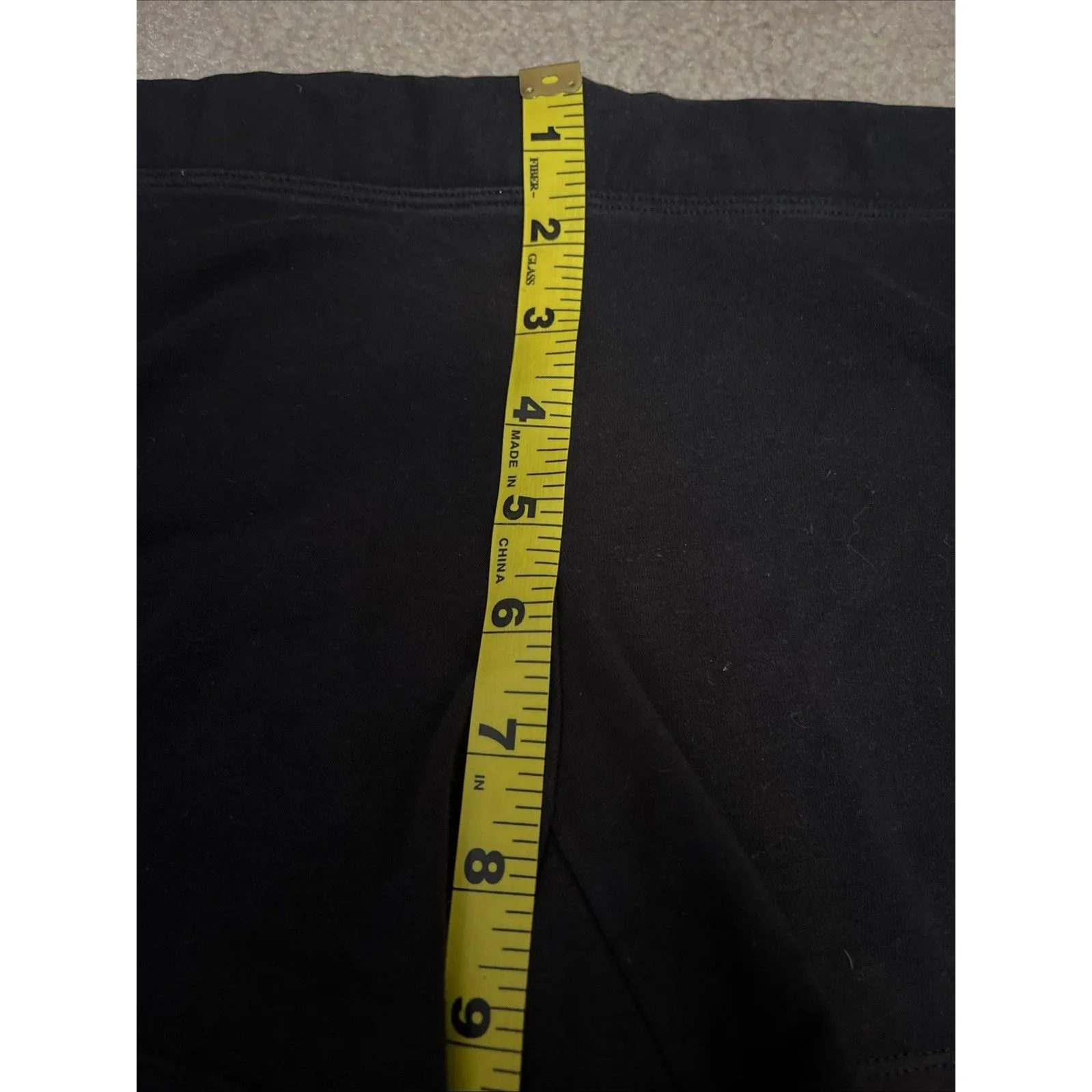 Vintage Champion Bike Shorts Womens M Black Elastic Waistband Logo Embroidered - Image 5