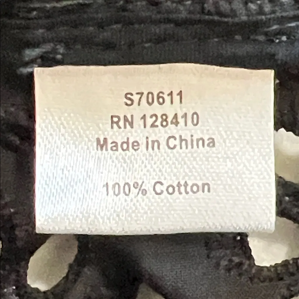 Ann Mashburn Geraldine Eyelet Popover Blouse Balloon Sleeves Sz Medium - Image 12