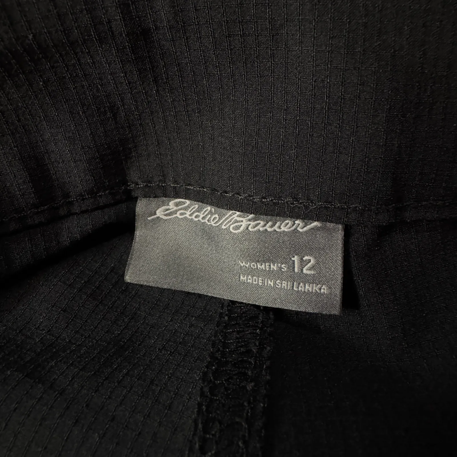 Eddie Bauer SZ 12 Ripstop Crop Pants Stretch Hi-Rise Pockets Zip-Fly Quick-Dry - Image 8