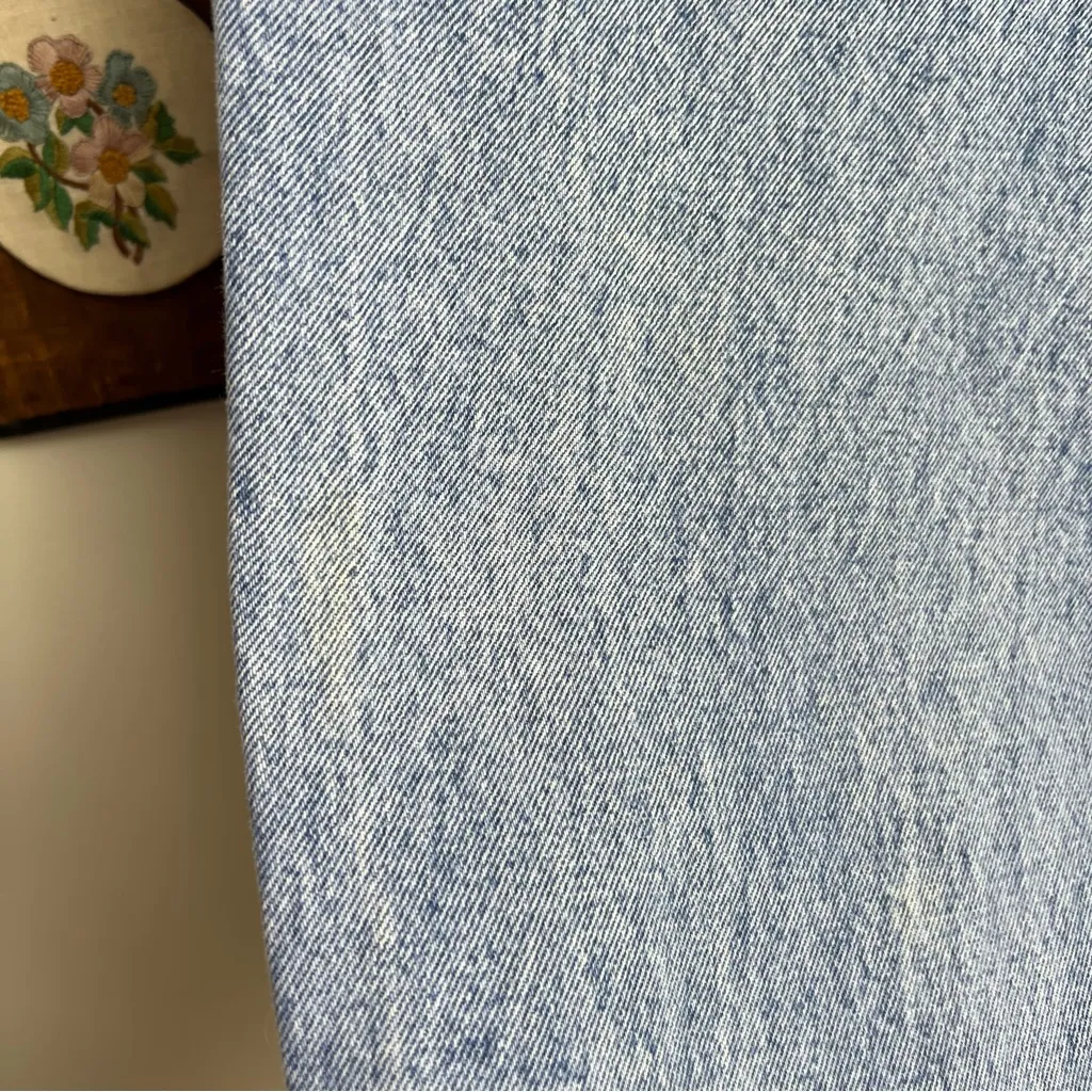 Vintage Bill Blass Front Pleat High Waisted Tapered Mom Jeans size 29 - Image 3