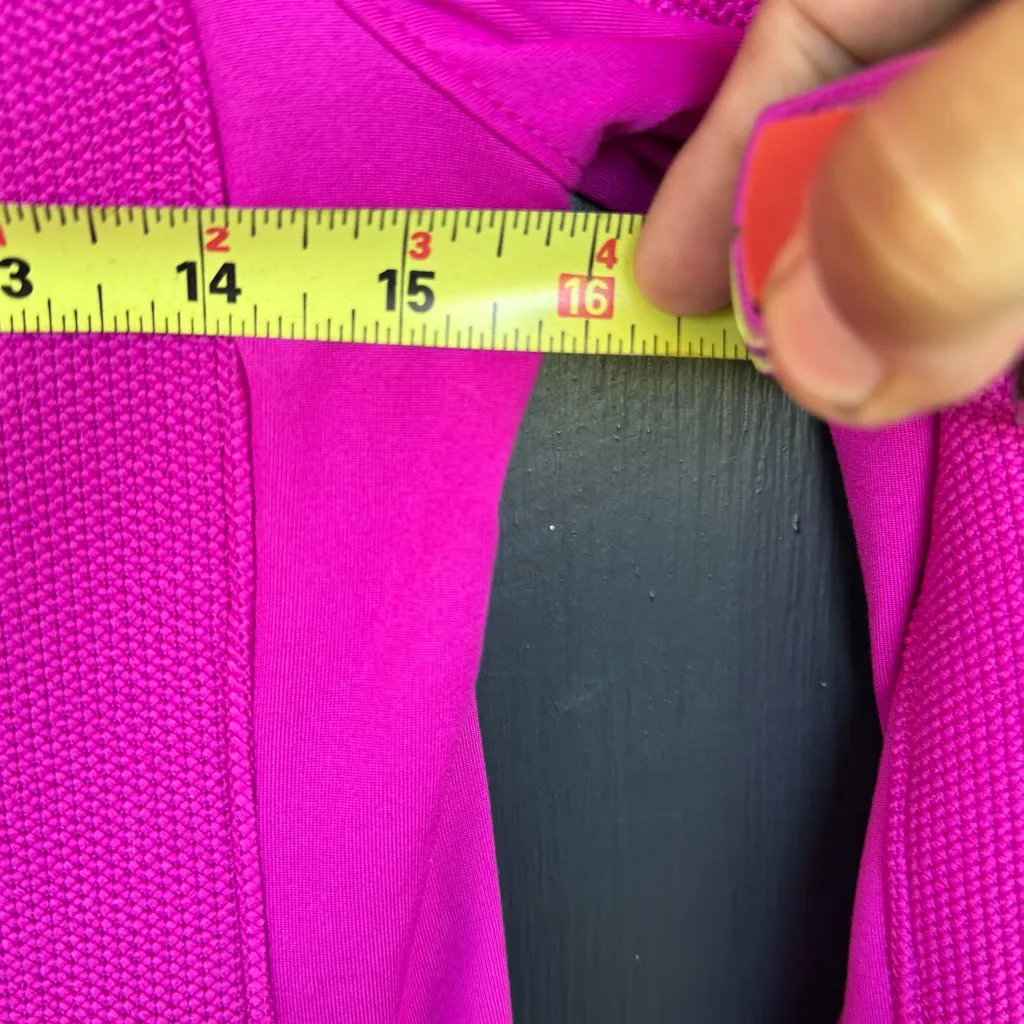 Under Armour Cold Gear Infrared Fitted Barbie Pink Sweater Jacket S - Image 6