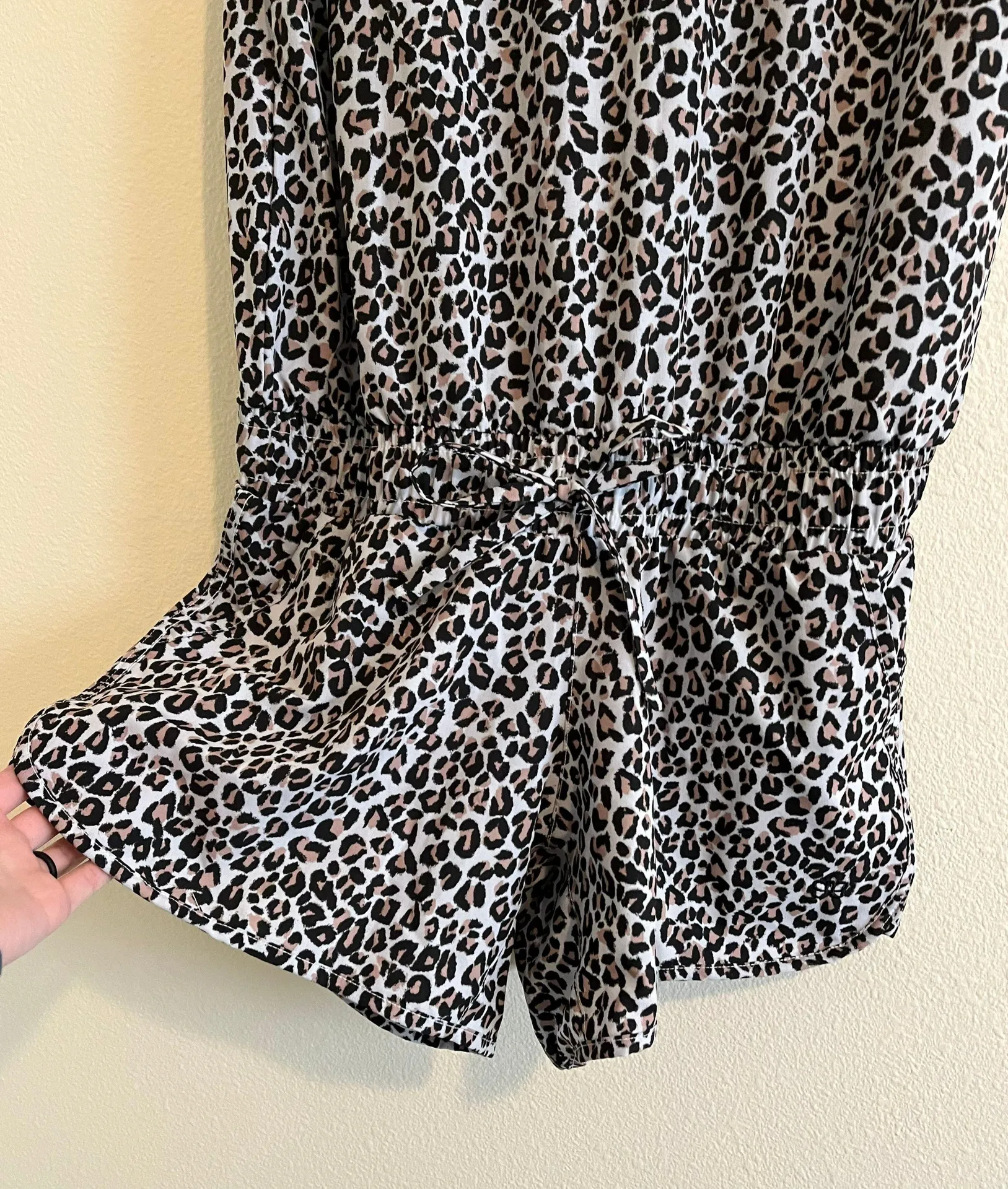 ALBION FIT Cheetah Print Romper - Image 3