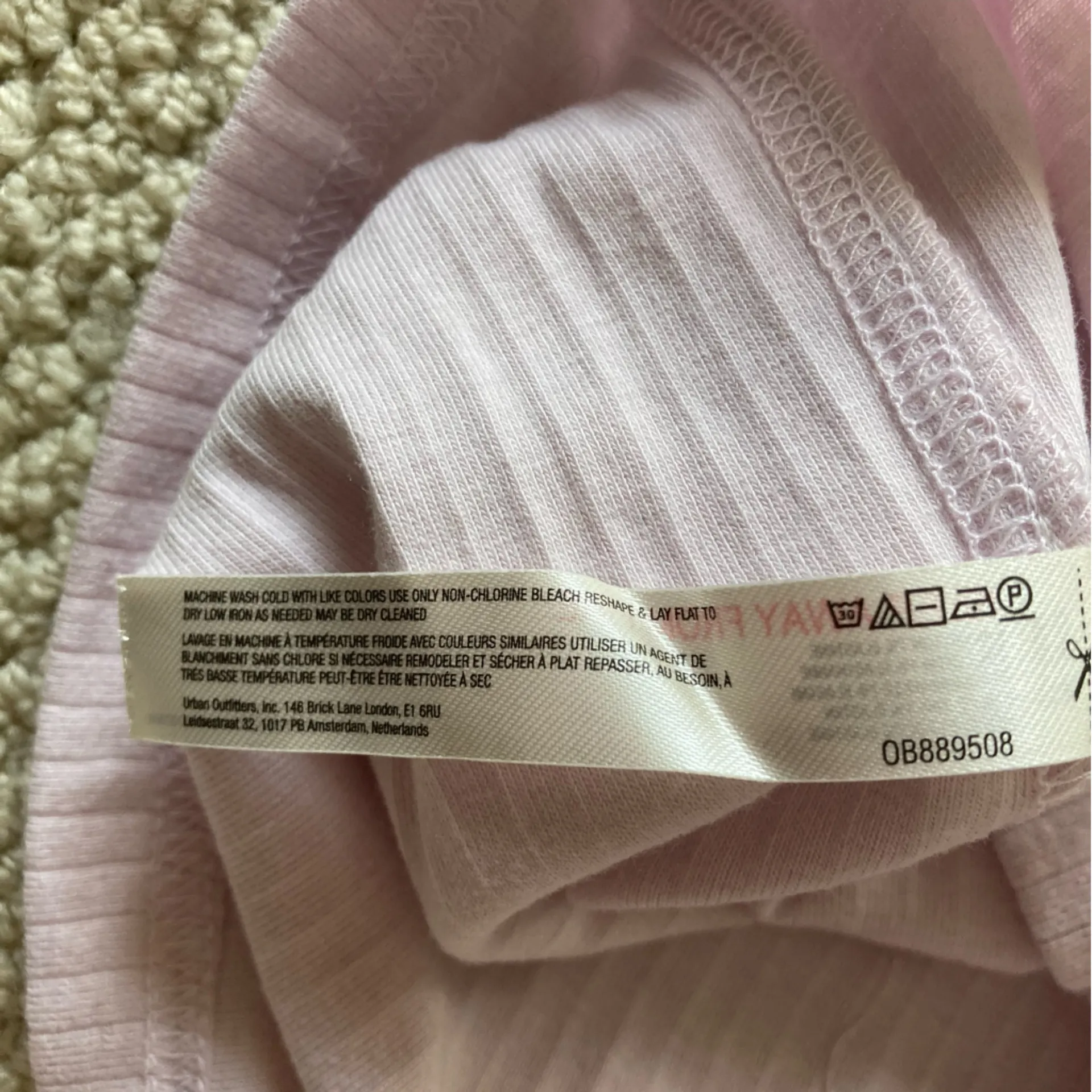 Free People Ribbed Mock Neck Long Sleeve Bodycon Blouse Purple Size Medium NWT - Image 11