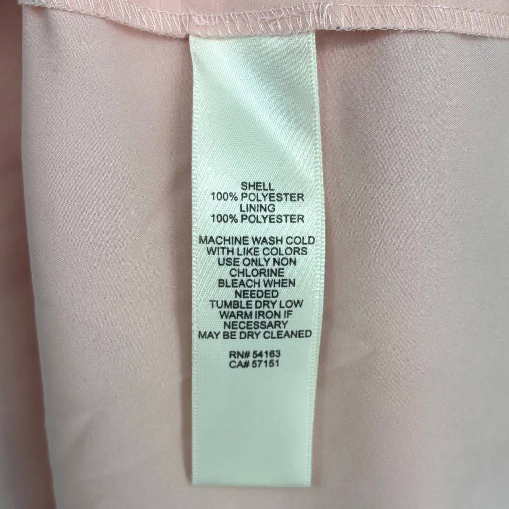 Eliza J Floral Sleeveless Pleated Ruffled Chiffon Maxi Dress Womens Size 10 Pink - Image 9