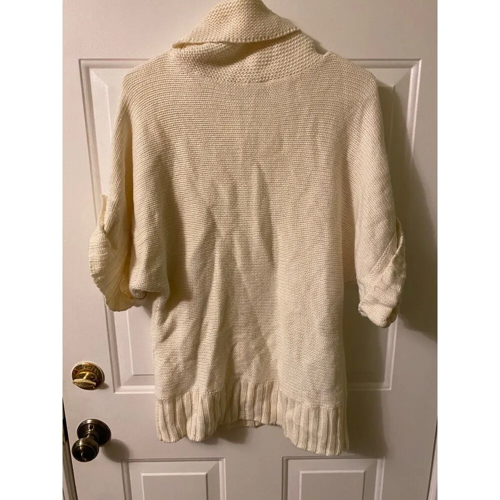 Ivory Cream Cowl Neck Sweater size 14/16W Fashion Bug - Image 2