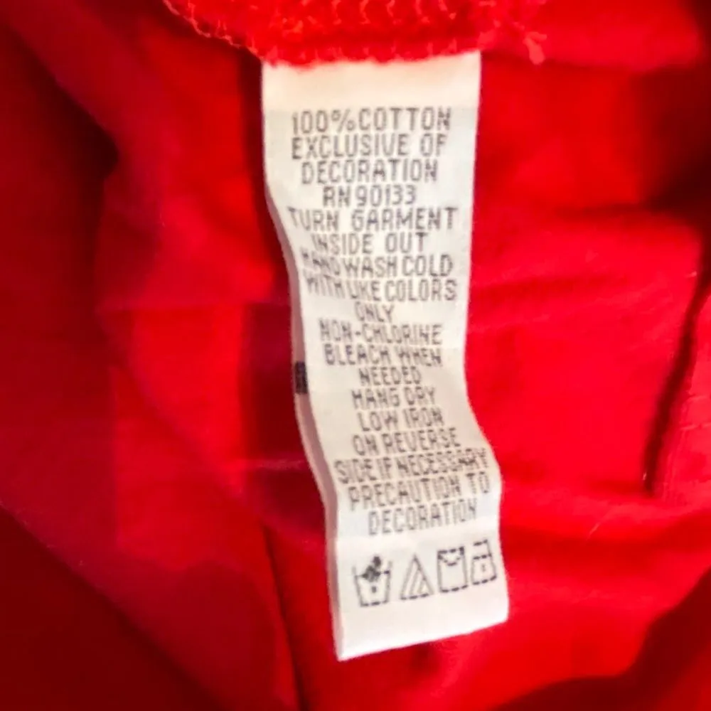 Bob Mackie Butterfly Shirt Red - Image 3