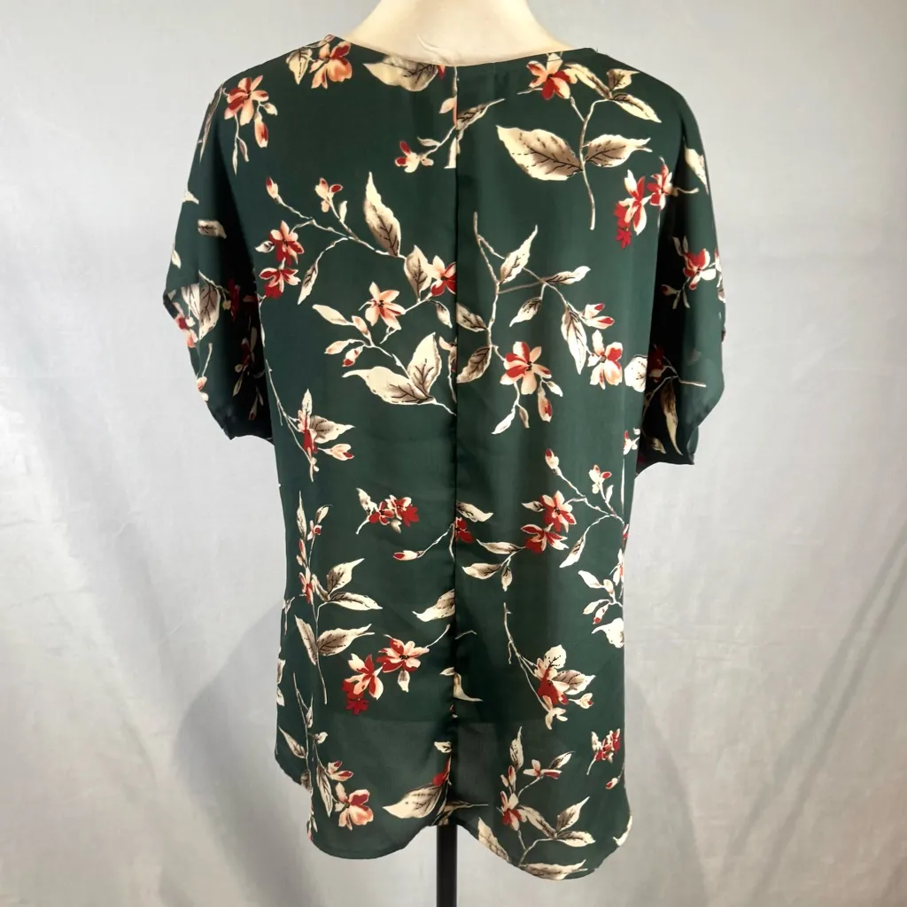 Beacon green and copper Allura knot detail top size large - Image 5