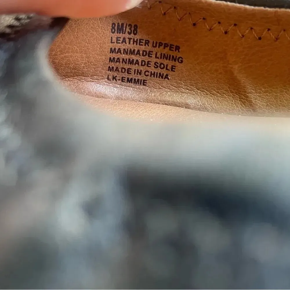 Lucky Brand Women’s Sz 38 / US 8 Emmie Ballet Flats in Black Leather - Image 8