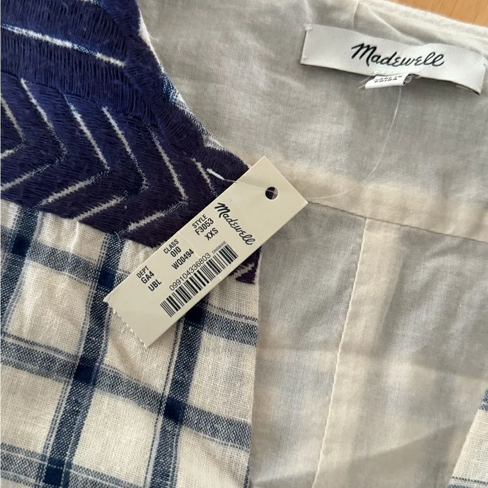 Madewell Embroidered Sunray Shirtdress NWT - Image 8