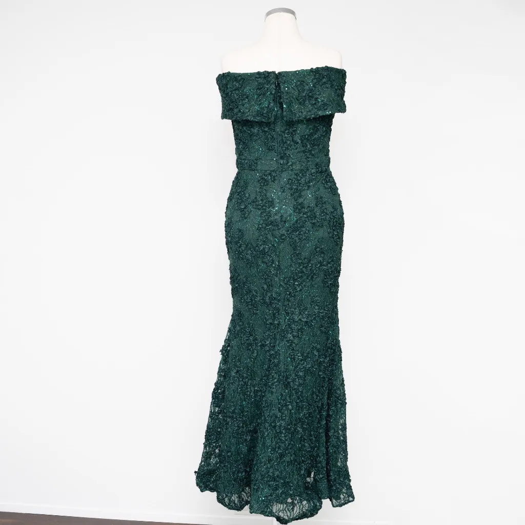 XSCAPE - Off-The-Shoulder Lace Gown - Image 16