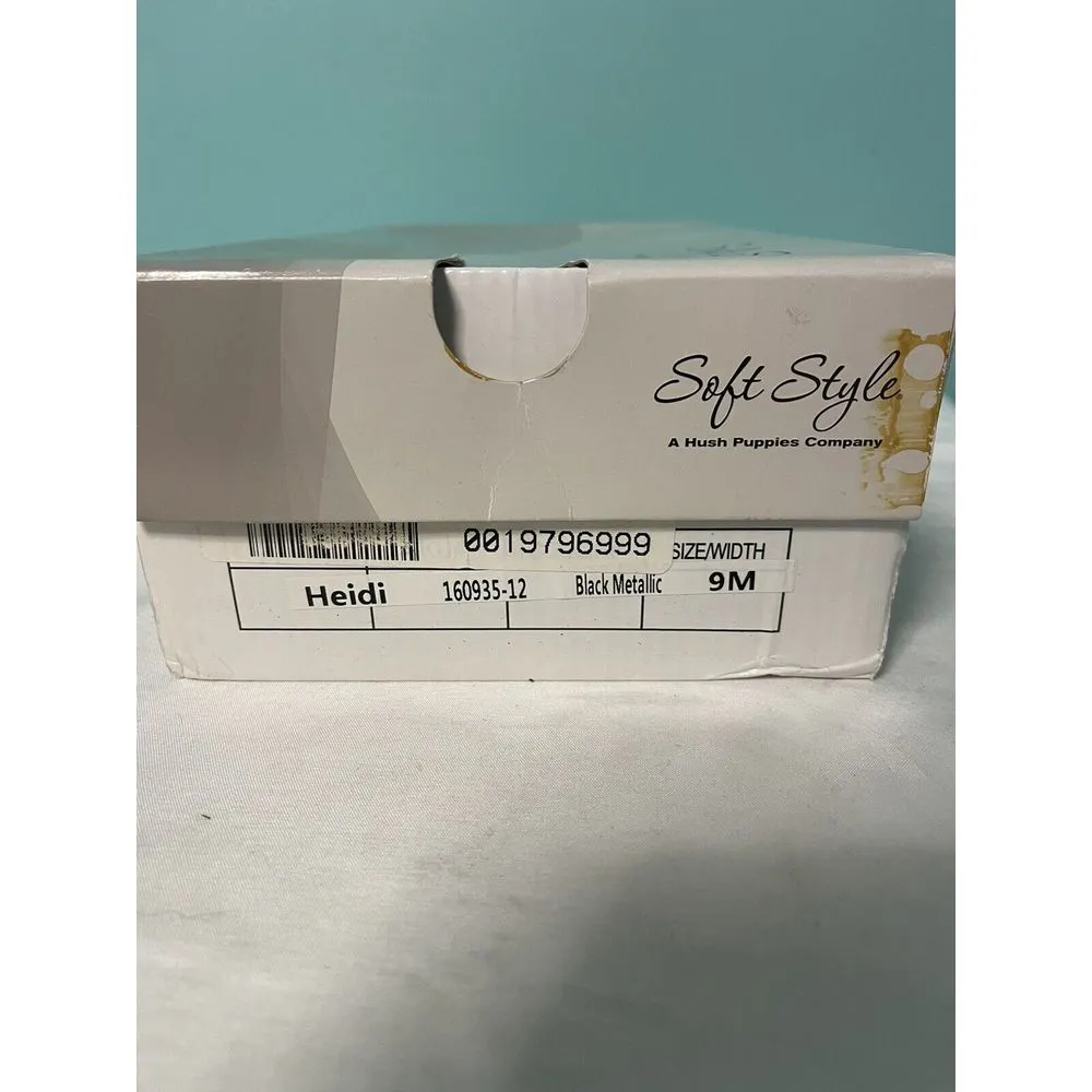 Soft Style Heidi Solid Black Metallic Dress Shoes Adult Women's Size 9‎ - Image 8