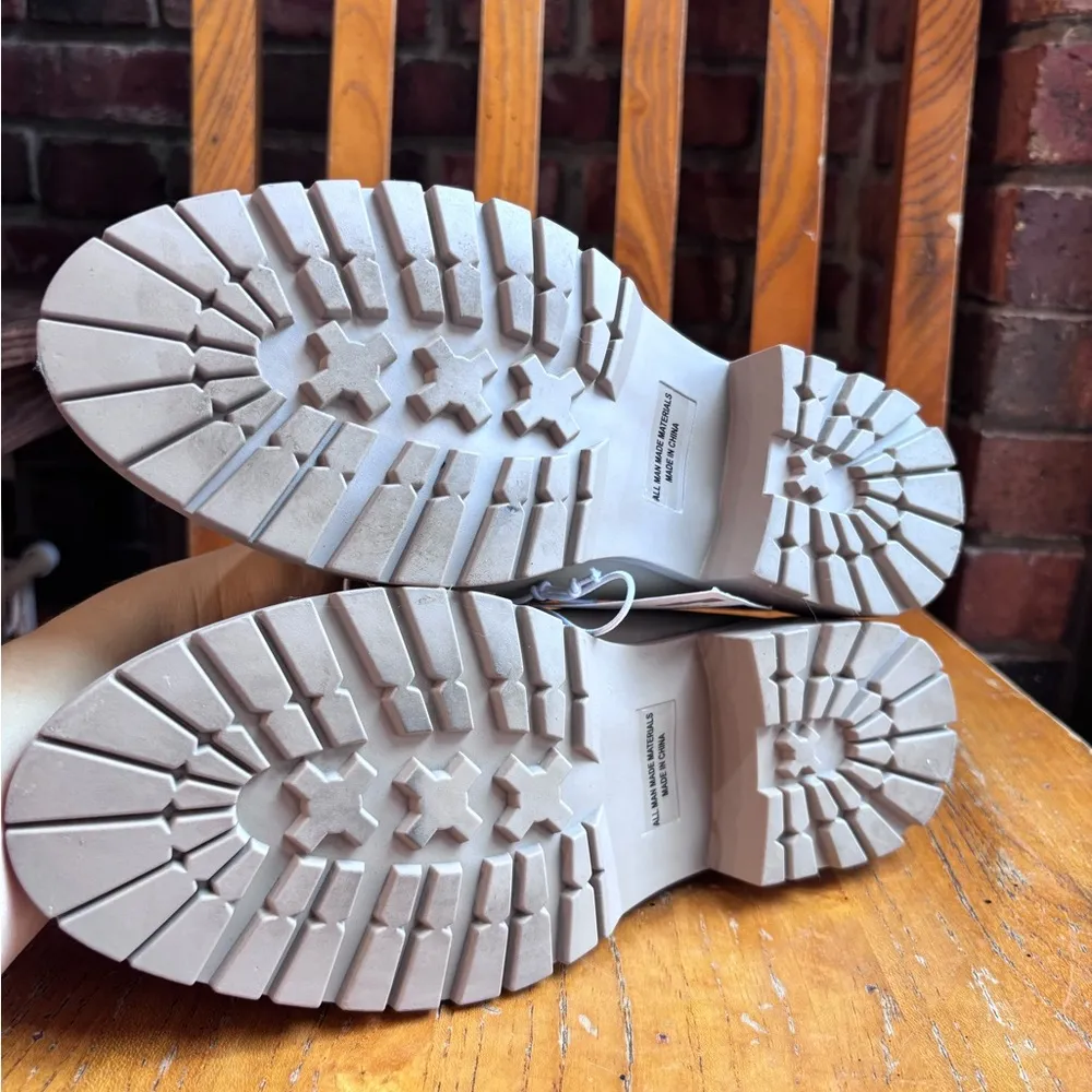 Dolce Vita womens Crisp chunky lug sole loafers academia preppy office dune 8 Tan - Image 7