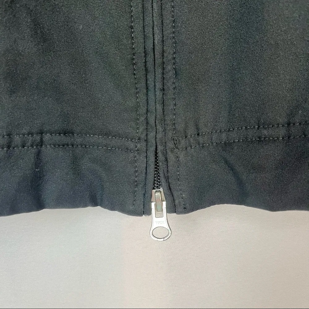 Nike Y2K Black & White Track Athletic Jacket S - Image 3