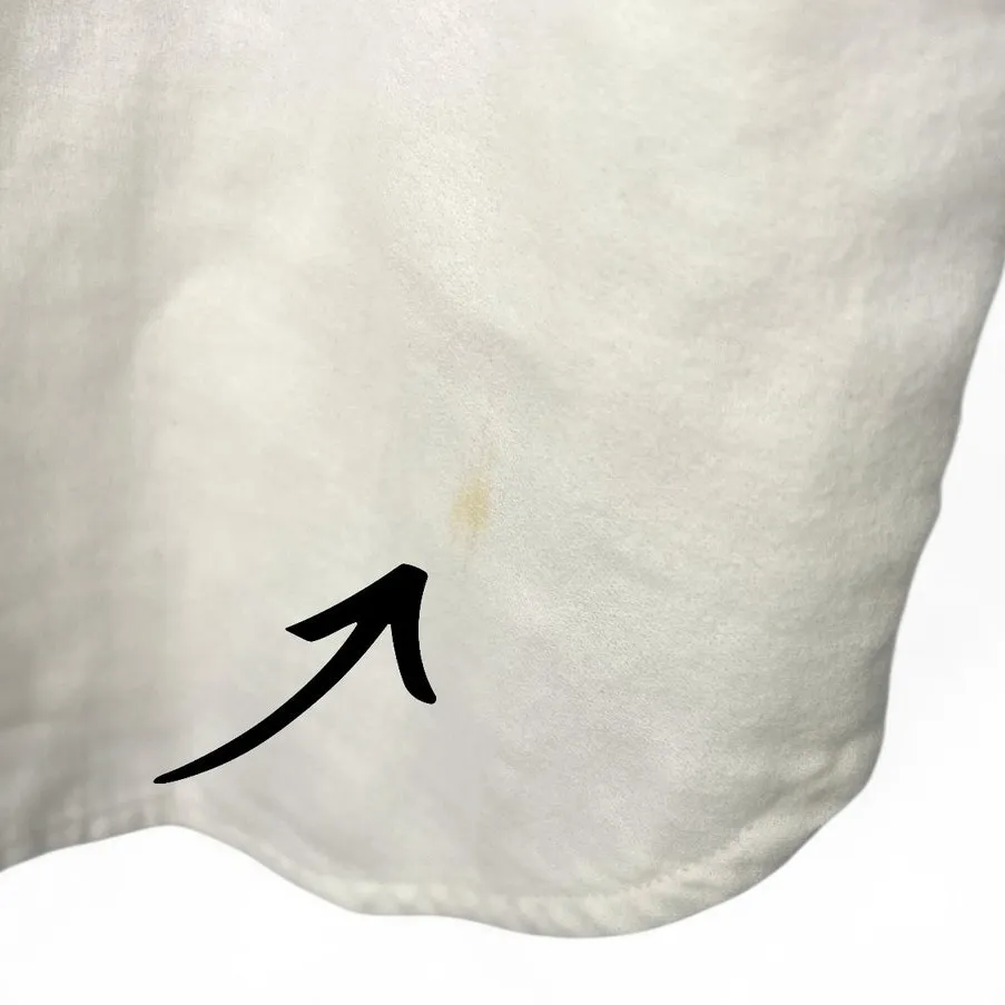 James Perse Standard 0/XS Milk White Cotton Crepe Raglan Sundress Swim Cover-Up - Image 8